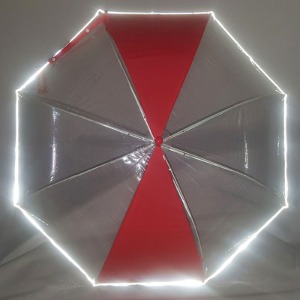 키르히탁 55 반사띠 안전발광우산 (빨강)