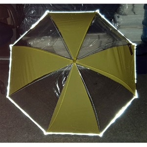 키르히탁 60 반사띠 안전발광우산 (노랑)